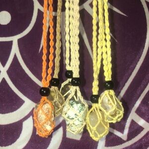 Handcrafted Gemstone Pendant Necklace